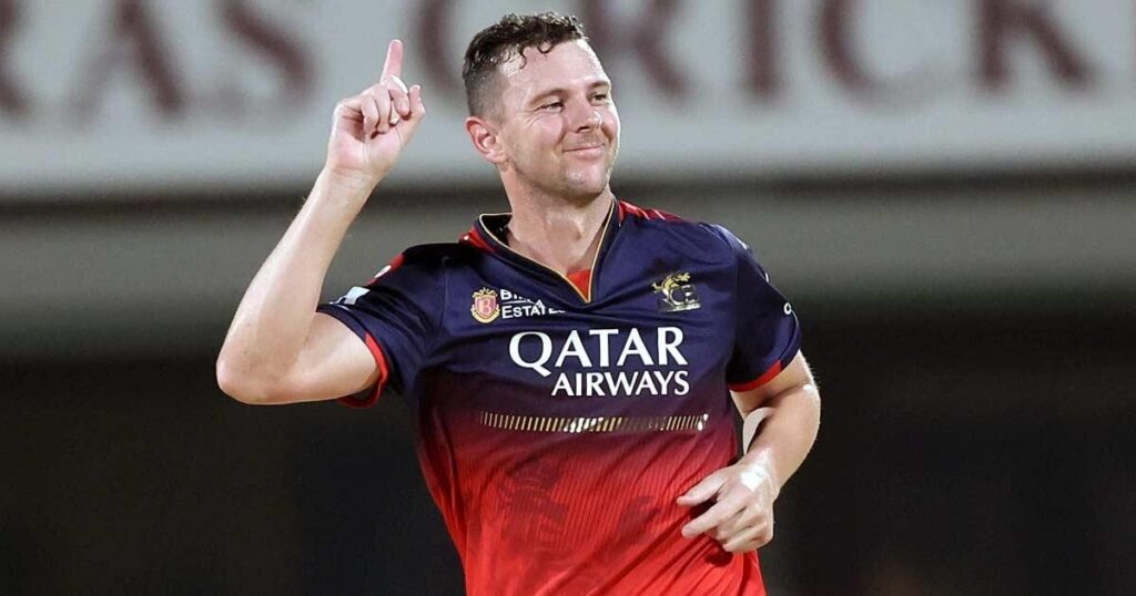 Josh Hazlewood bowling in IPL 2026 Josh Hazlewood bowling in IPL 2026