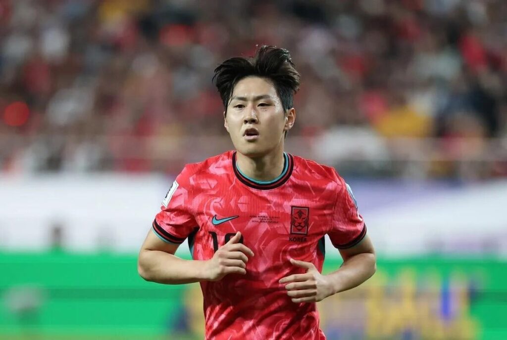 Lee Kangin in South Korea vs Czechia Match Lee Kangin in South Korea vs Czechia Match