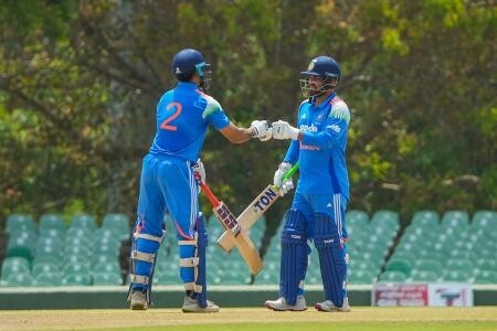 Vipraj Nigam in India A vs Sri Lanka A Tri Series Match 4 Vipraj Nigam in India A vs Sri Lanka A Tri Series Match 4