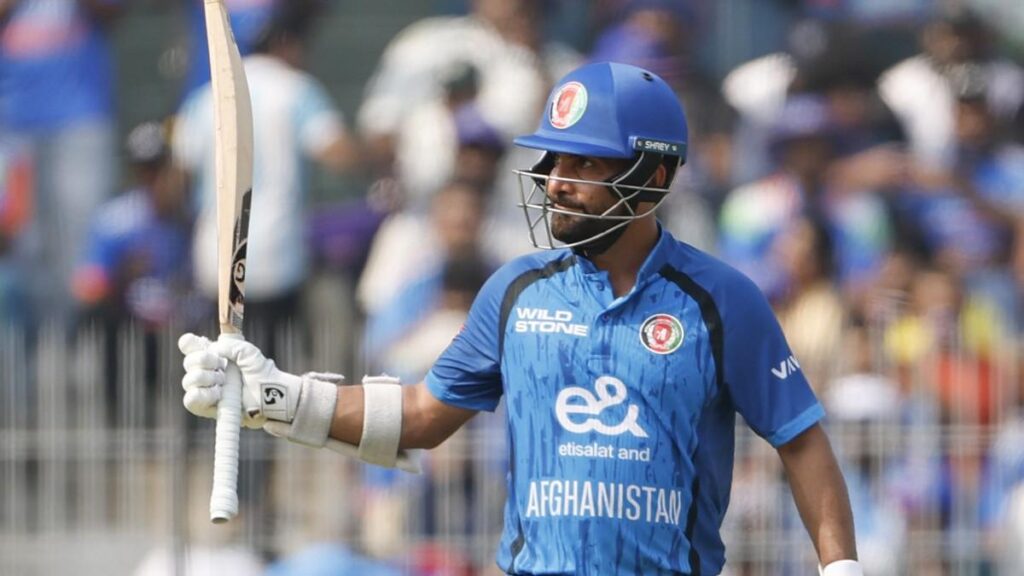 Hashmatullah Shahidi in AFG vs India 3rd ODI Hashmatullah Shahidi in AFG vs India 3rd ODI