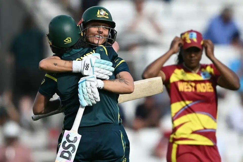 Beth Mooney And Ashleigh Gardner in WIW vs AUSW T20WC Semifinal Beth Mooney And Ashleigh Gardner in WIW vs AUSW T20WC Semifinal