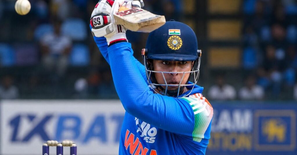 Vaibhav Sooryavanshi plays an attacking shot during the India A vs Sri Lanka A tri-series final in Dambulla, where the teenage opener smashed a record-breaking 11-ball fifty.