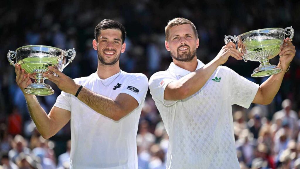 Julian Cash and Lloyd Glasspool- 2025 Wimbledon Men's Doubles Champions Julian Cash and Lloyd Glasspool- 2025 Wimbledon Men's Doubles Champions