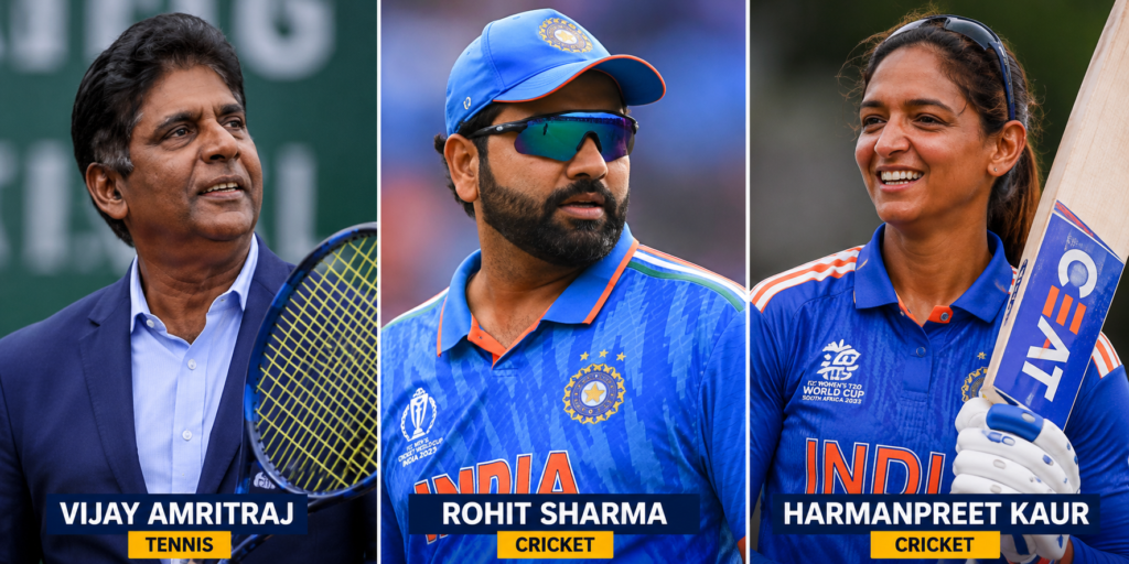 Some Sportspersons Who Received Padma Shri 2026 Awards Some Sportspersons Who Received Padma Shri 2026 Awards