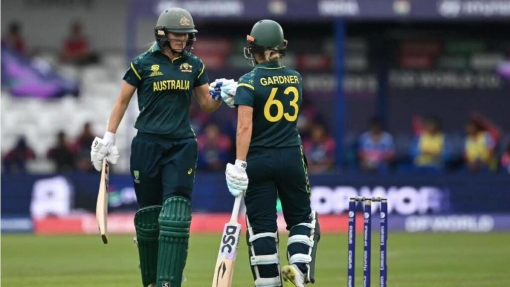 Ellyse Perry and Ashleigh Gardner in NDW vs AUSW WC 2026 Ellyse Perry and Ashleigh Gardner in NDW vs AUSW WC 2026