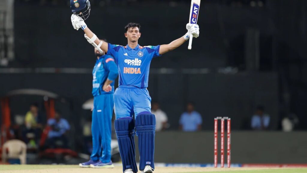 Yashasvi Jaiswal's century in AFG vs India 3rd ODI Yashasvi Jaiswal's century in AFG vs India 3rd ODI