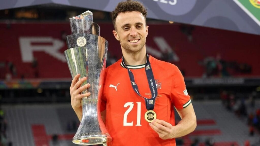 Diogo Joto after winning the Nations League in 2025 Diogo Joto after winning the Nations League in 2025