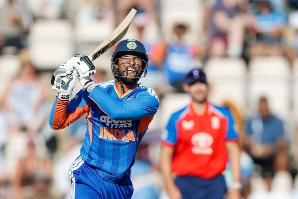 Tilak Verma in ENG vs Ind 5th T20I Tilak Verma in ENG vs Ind 5th T20I