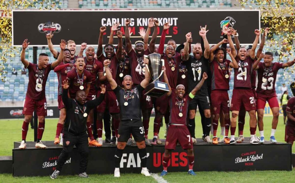 Stellenbosch FC winning the 2023 Carling Knockout Championship Stellenbosch FC winning the 2023 Carling Knockout Championship