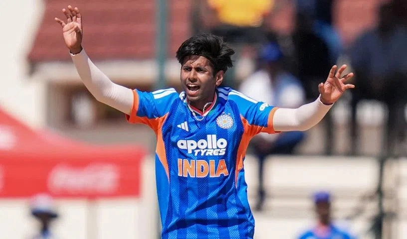 Mayank Yadav in India vs Zimbabwe T20I Mayank Yadav in India vs Zimbabwe T20I