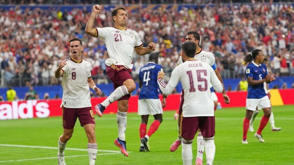 Mikel Oyarzabal with teammates in France vs Spain FIFA World Cup 2026 Semifinal Mikel Oyarzabal with teammates in France vs Spain FIFA World Cup 2026 Semifinal