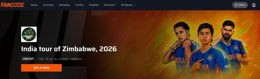 Fancode Website Homepage Fancode Website Homepage