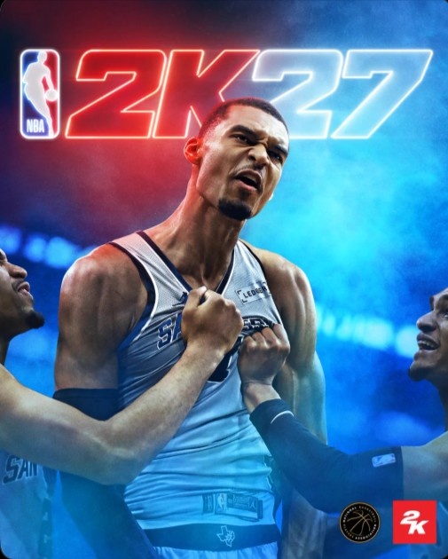 Victor Wembanyama on NBA 2K27 Cover Victor Wembanyama on NBA 2K27 Cover