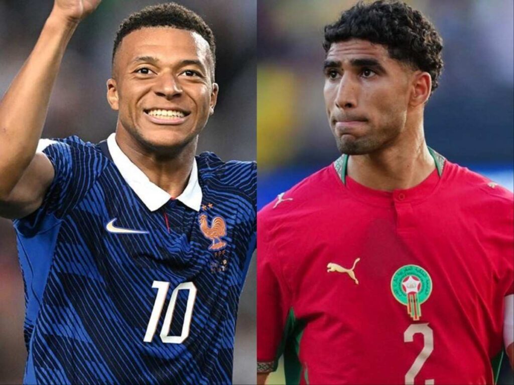 Mbappé and Achraf Hakimi: Key Players from France and Morocco Mbappé and Achraf Hakimi: Key Players from France and Morocco