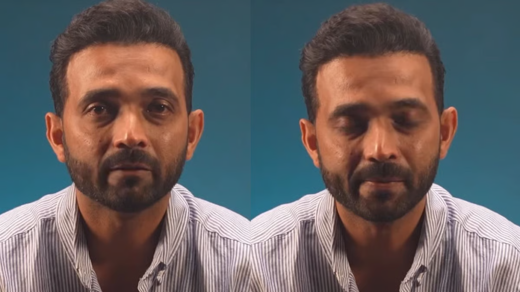 Clip of Ajinkya Rahane's Retirement Video on Instagram Clip of Ajinkya Rahane's Retirement Video on Instagram