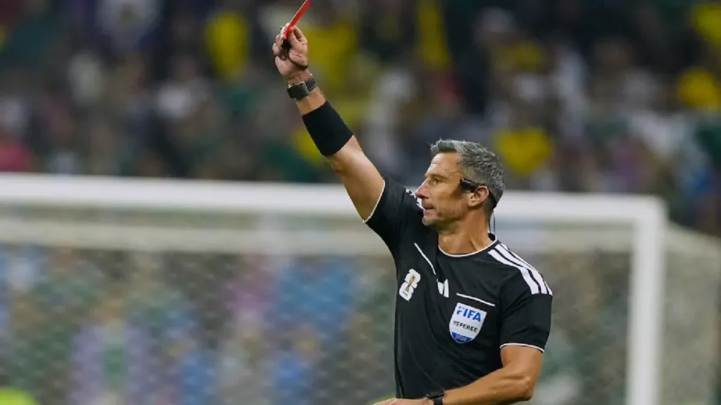 Referee Slavko Vinčić in the FIFA World Cup 2026 Final Referee Slavko Vinčić in the FIFA World Cup 2026 Final