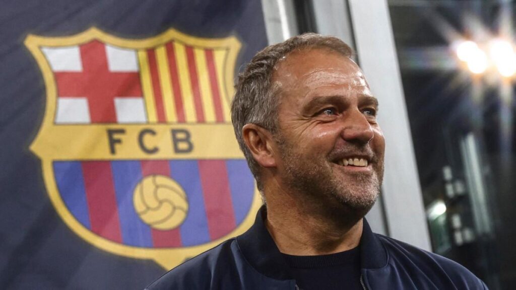 Barcelona manager Hansi Flick, who spoke with rodri for transfer Barcelona manager Hansi Flick, who spoke with rodri for transfer