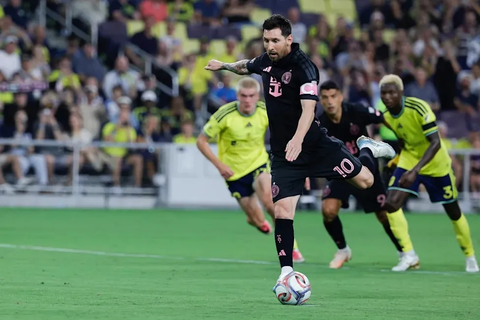 Lionel Messi in in the Nashville SC vs Inter Miami MLS Match Lionel Messi in in the Nashville SC vs Inter Miami MLS Match