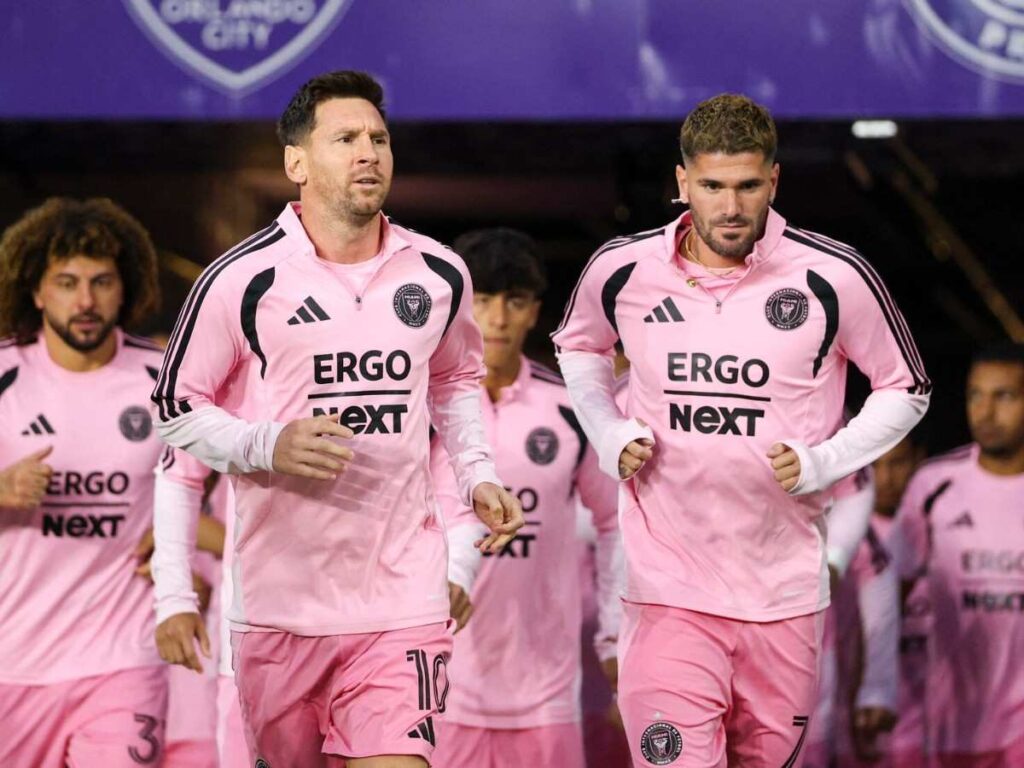 Lionel Messi with the Inter Miami team Lionel Messi with the Inter Miami team