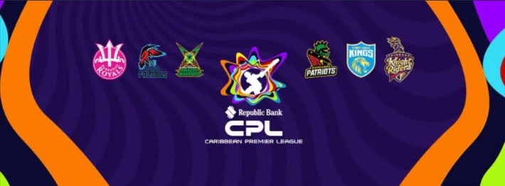 Caribbean Premier League 2026 Banner with teams Caribbean Premier League 2026 Banner with teams