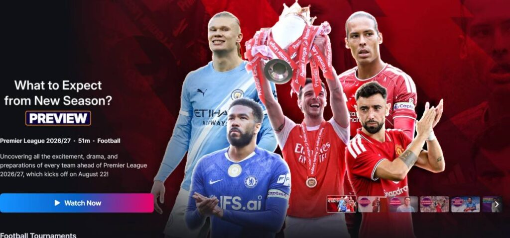 Premier League 2026/27: Jiohotstar Page Premier League 2026/27: Jiohotstar Page