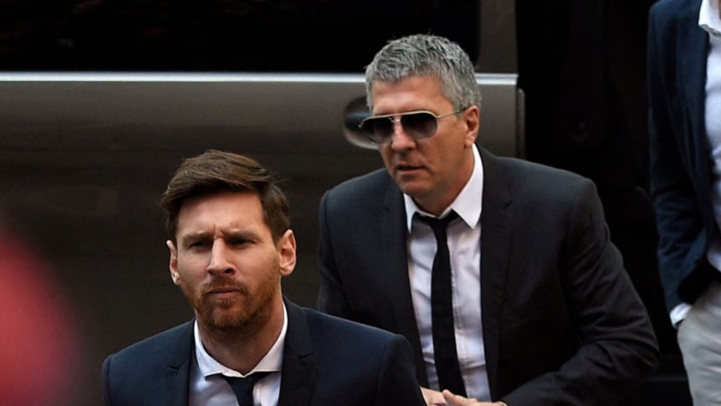Lionel Messi With his father, Jorge Messi Lionel Messi With his father, Jorge Messi