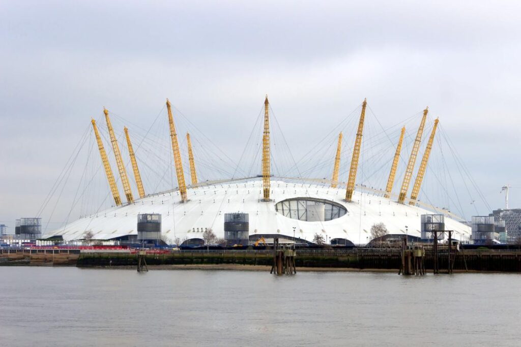 The O2 Arena in London, United Kingdom The O2 Arena in London, United Kingdom