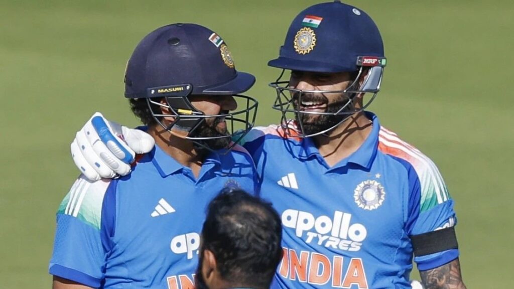 Rohit Sharma and Virat Kohli during the third ODI against England at Lord’s on July 19, 2026 Rohit Sharma and Virat Kohli during the third ODI against England at Lord’s on July 19, 2026