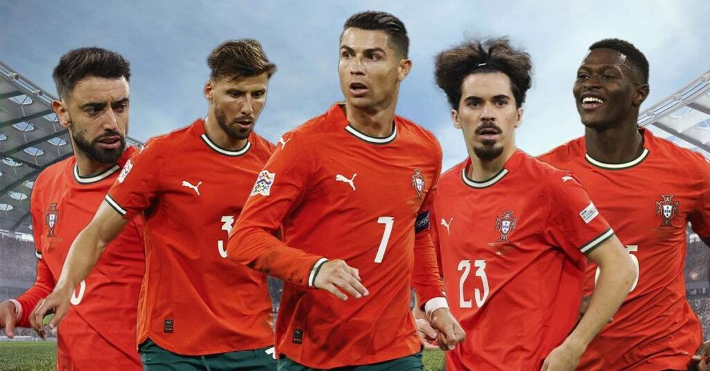 Key Players form the Portugal National Football Team Key Players form the Portugal National Football Team