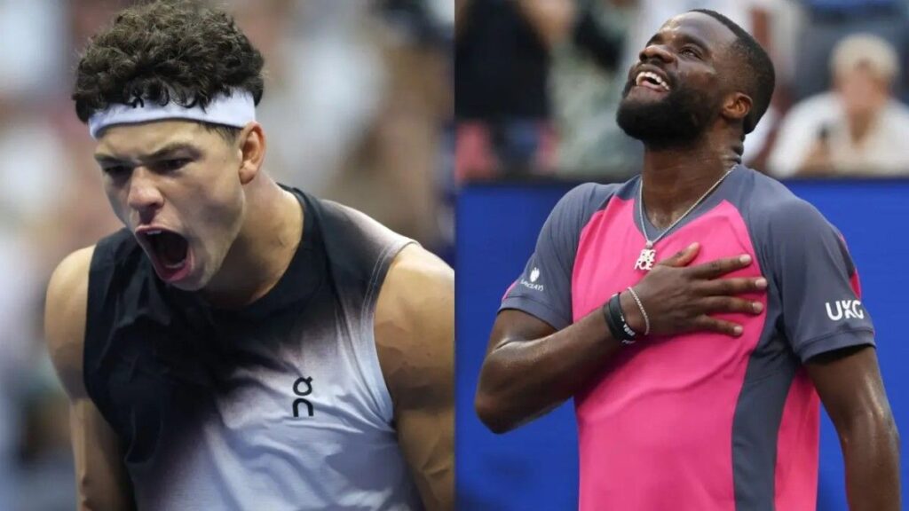 Ben Shelton and Tiafoe after winning their US Open 2026 matches Ben Shelton and Tiafoe after winning their US Open 2026 matches