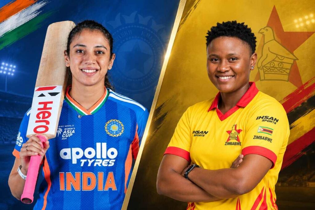 Smriti Mandhana (India Women Captain) and Josephine Nkomo (Zimbabwe Women Captain) Smriti Mandhana (India Women Captain) and Josephine Nkomo (Zimbabwe Women Captain)