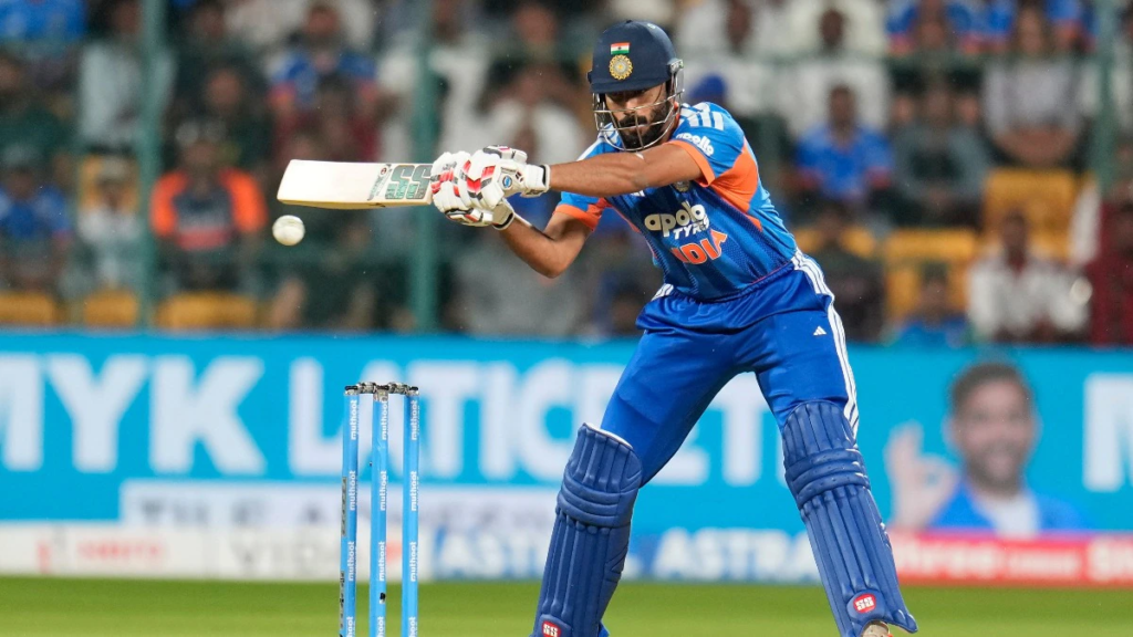 Naman Dhir in the 1st T20I against New Zealand Naman Dhir in the 1st T20I against New Zealand