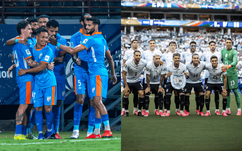 India Football Team Players vs Uruguay Football Team Players India Football Team Players vs Uruguay Football Team Players