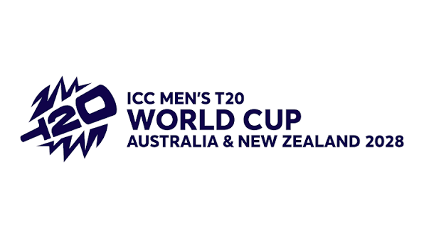 Banner of 2028 ICC Men's T20 World Cup. Banner of 2028 ICC Men's T20 World Cup.