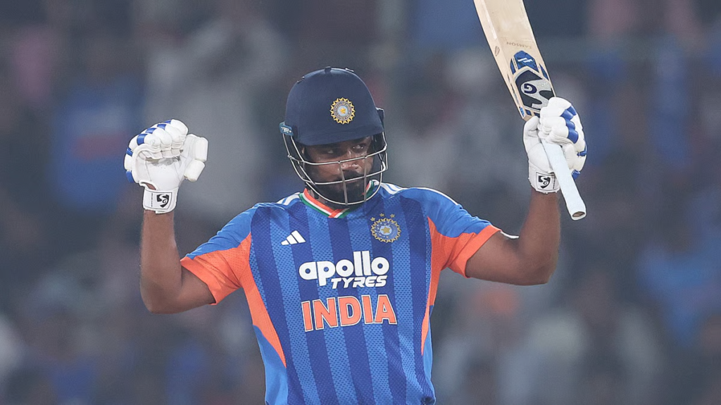 Samson, after scoring a fifty in IND vs WI 4th T20I Samson, after scoring a fifty in IND vs WI 4th T20I